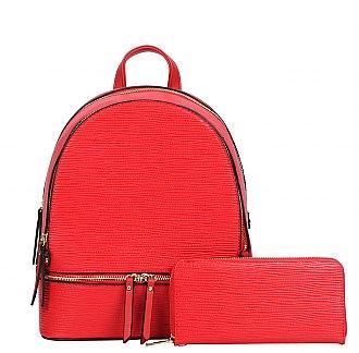 2-in-1 Multipurpose Backpack Wallet Set