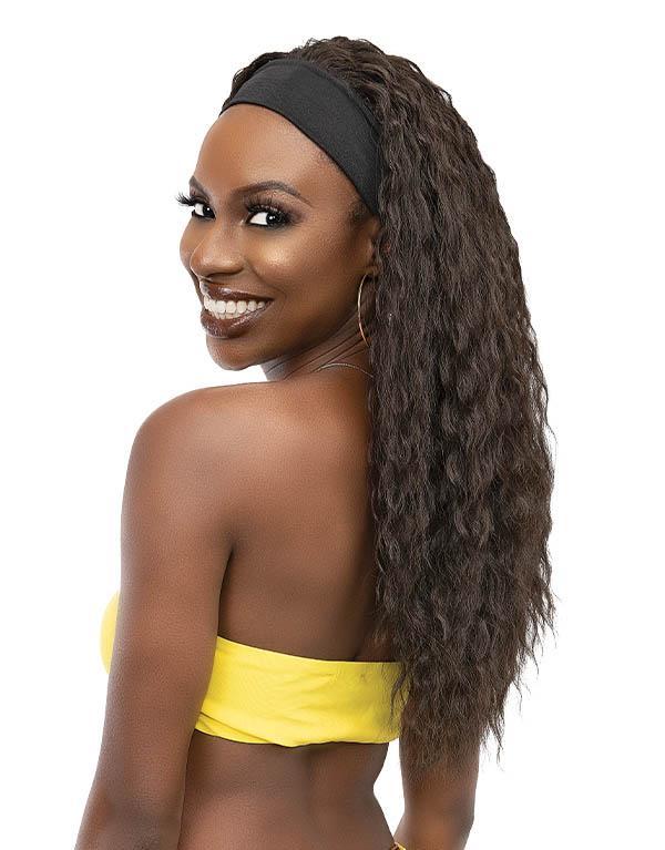 Janet Collection Crescent Synthetic Headband Wig - Etta