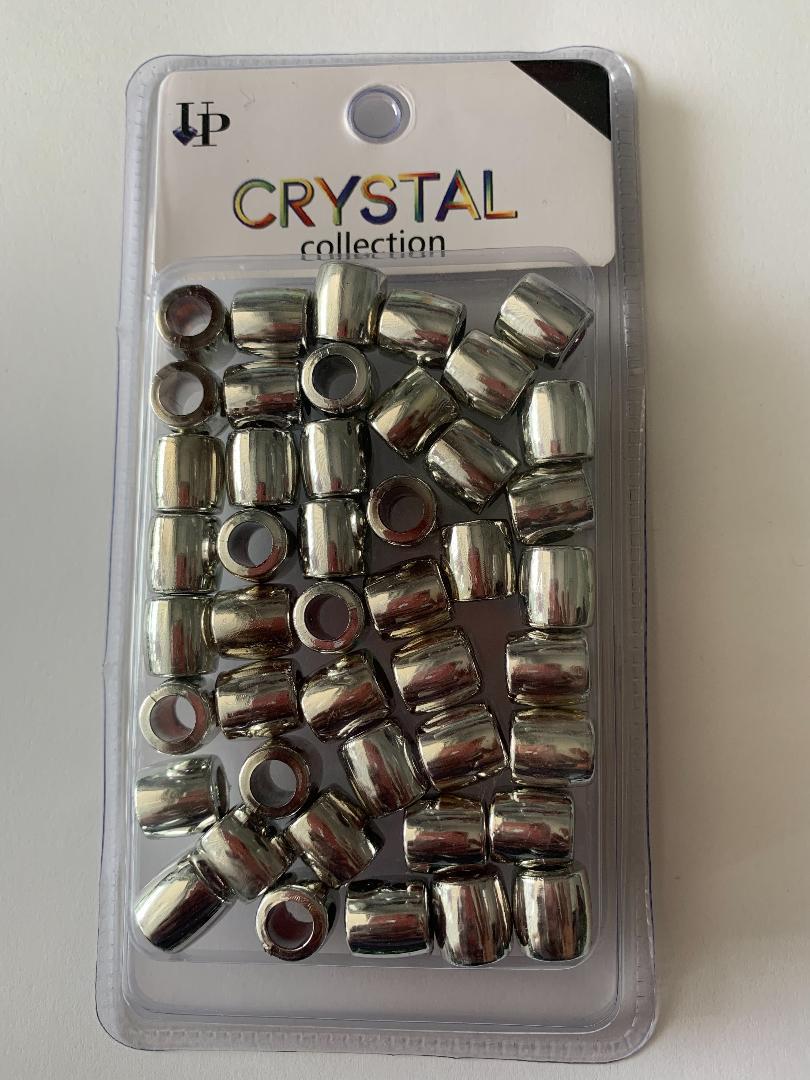 UP Crystal Collection Metallic Barrel Beads