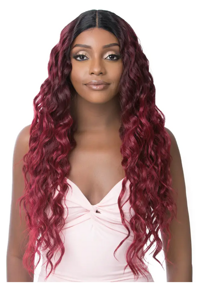 It's A Wig HH Mixed HD Lace Synthetic Wig - Loose Curl 29"