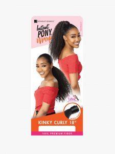 Sensationnel ID Kinky Curly 18" (Instant Pony Wrap)