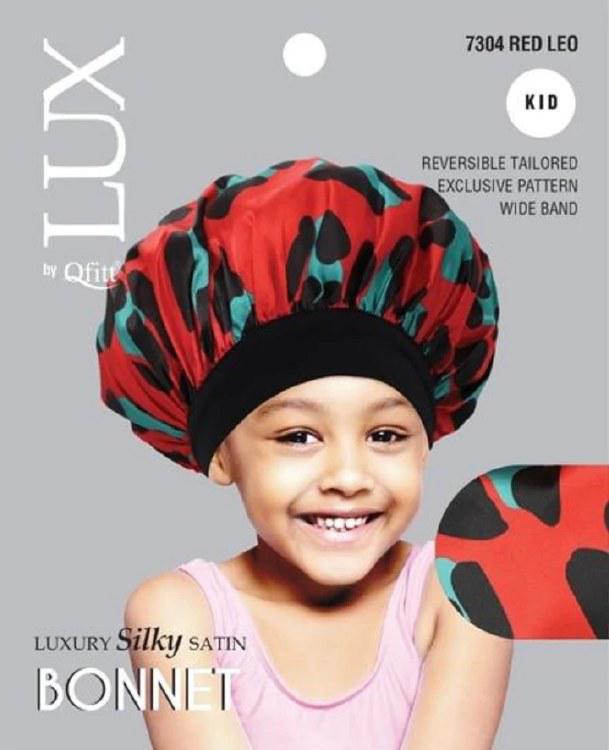 Lux by Qfitt Satin Kids Bonnet - Pattern Design