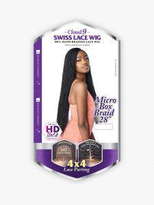 Sensationnel Cloud 9 4x4 Micro Box Braid 28" Wig