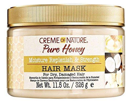 Creme of Nature Pure Honey Moisture Replenish & Strength Hair Mask  (11.5 oz)