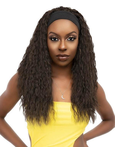 Janet Collection Crescent Synthetic Headband Wig - Etta