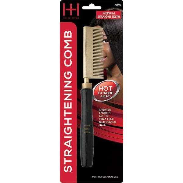 H&H Thermal Straightening Comb Medium Teeth (#5502)