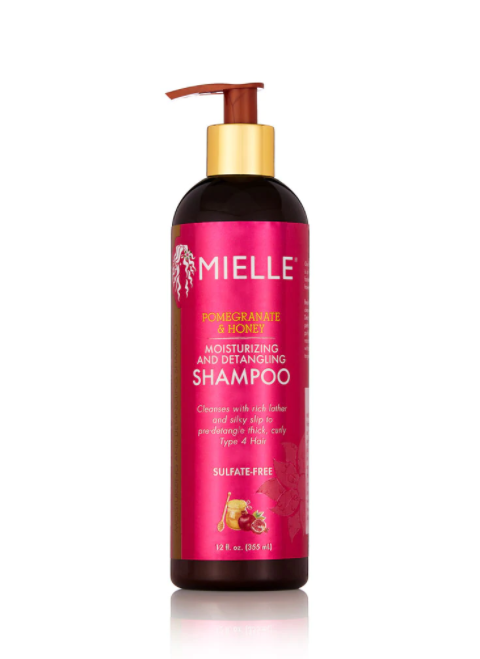 Mielle Organics Pomegranate & Honey Moisturizing and Detangling Shampoo (12 oz)