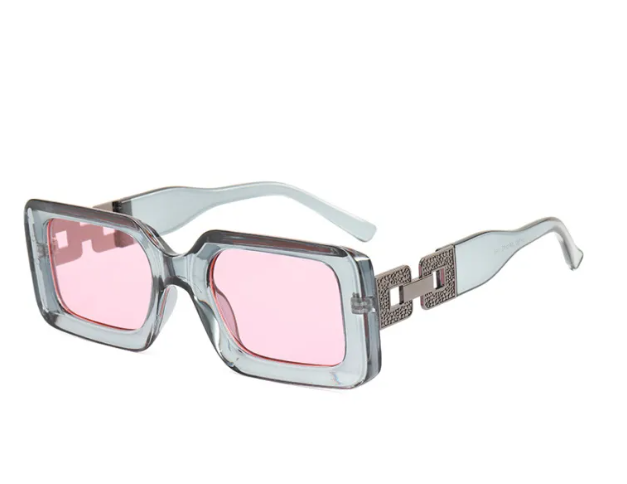 Vintage Rectangle Sunglasses 57300 - Gray