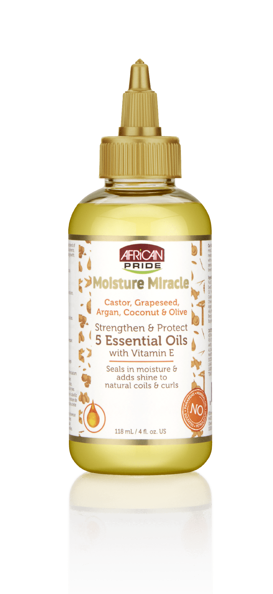 African Pride Moisture Miracle 5 Essential Oils (4 oz)