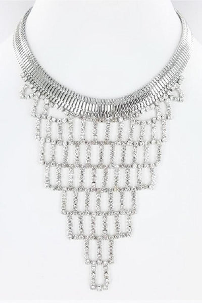 Rhinestone Iconic Fashion Necklace