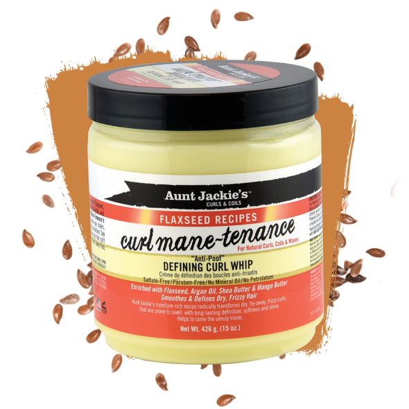 Aunt Jackie's Flaxseed Curl Mane-Tenance Defining Curl Whip (15 oz)