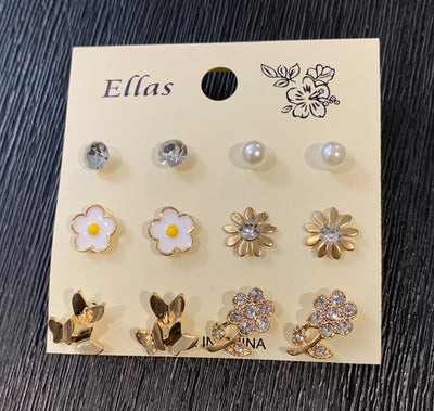 Ellas Assorted Kid Earrings (6 pair)