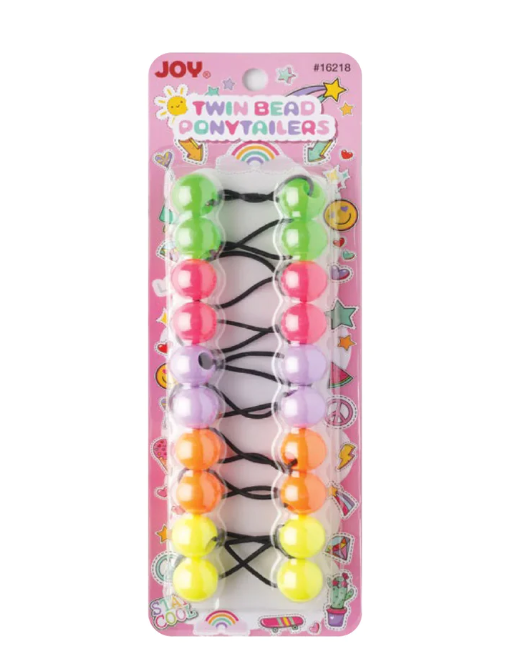 Joy Twin Beads Ponytailers 20MM 10Ct